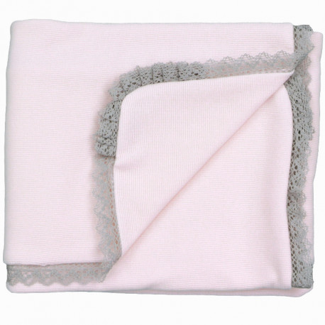 WRAP TOWEL DOUBLE THICKNESS WITH LACE 100% COTTON