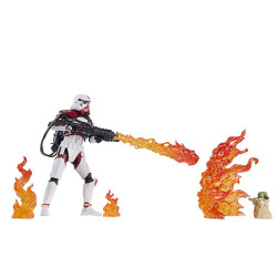 Incinerator Trooper & Grogu The Mandalorian Black Series Figure 15cm