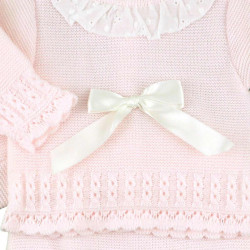 GIRLS LACE SET WITH COLLAR